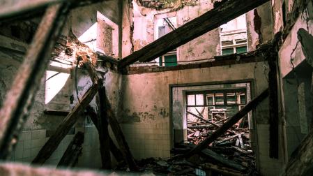 Inmueble en ruina.