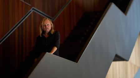 Bjrön Schmelzer, fotografiado en Baluarte, durante su participación en los Encuentros.