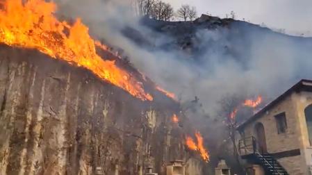 Imagen de una de las zonas afectadas por el incendio de 2021