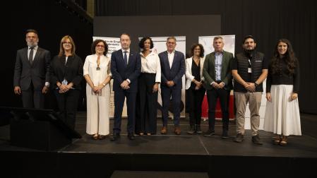 Inauguración del Encuentro de empleo y emprendimiento de la UPNA