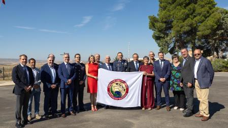Celebración del 75 aniversario de la apertura del Polígono de Tiro de las Bardenas Reales con desfiles y exhibiciones del Ejército del Aire