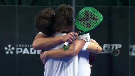 Aimar Goñi y Edu Alonso se a razan tras ganar en el estreno del Oysho Milano Premier Padel P1