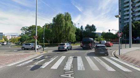 El atropello ha ocurrido este jueves en la Avenida de Navarra a la altura de la Agrupación Deportiva San Juan de Pamplona.