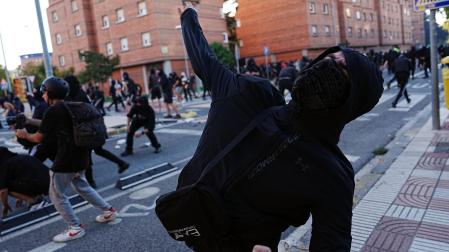 Fotos de los incidentes en Yamaguchi por la presencia de Vito Quiles en Pamplona