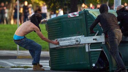 Fotos de los incidentes en Yamaguchi por la presencia de Vito Quiles en Pamplona