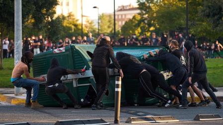 Fotos de los incidentes en Yamaguchi por la presencia de Vito Quiles en Pamplona