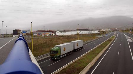 La autovía A-1 a su paso por Alsasua