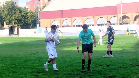 Imagen del partido del Tudelano contra el Arnedo