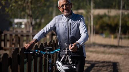 Alfredo Blasco, ciclista navarro que fue campeón de España en Duatlón y carretera en 1993
