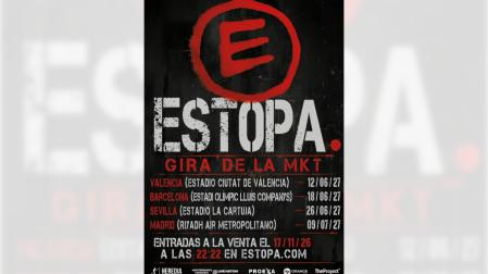 Cartel promocional de la nueva gira