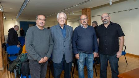 De izda. a dcha.: Agus Hernan Manso, Enrique Cuadra Coll, Emilio Majuelo Gil, e Íñigo Pérez Ochoa