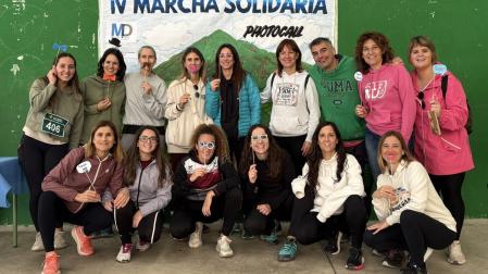 Divertido photocall, en la IV Marcha Solidaria