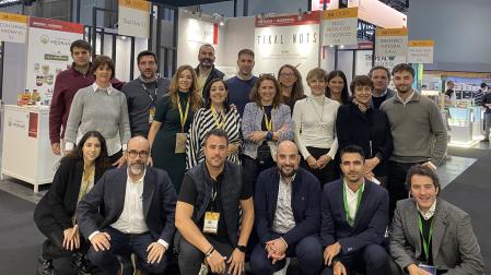 Miembros de las empresas navarras que participan en el stand agrupado de Navarra en la feria SIAL París 2026