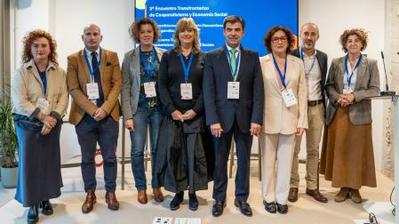 Participantes en el III Encuentro Transfronterizo de Economía Social y Cooperativismo
