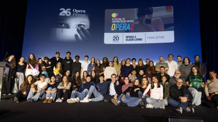 Imagen de los participantes en el Concurso de Cortos Opera2