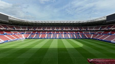 Una vista general del estadio de El Sadar tomada en fechas recientes.