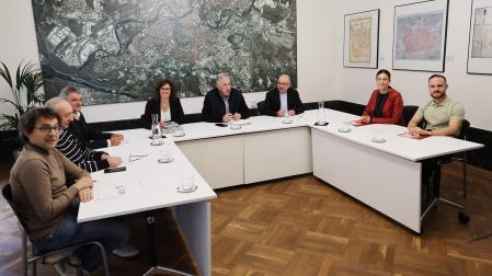 Asiron preside la reunión de ayer entre EH Bildu, Geroa Bai, Contigo-Zurekin y PSN