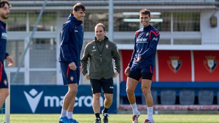 Foto del entrenamiento de Osasuna de este 24 de octubre