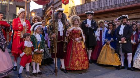 Representación teatralizada conmemorativa de la visita de los reyes Felipe V y María Luisa Gabriela de Saboya a Corella