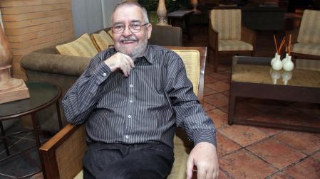 José Luis García Sánchez, en Tudela, en el homenaje que el Festival Ópera Prima le brindó en 2009