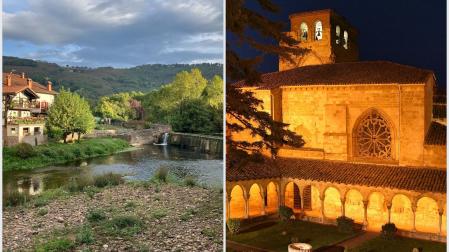 Elizondo (izda.) y Estella (dcha.), localidades navarras que pugnarán por una plaza en la final de la iniciativa de Ferrero Rocher 'Juntos brillamos más'