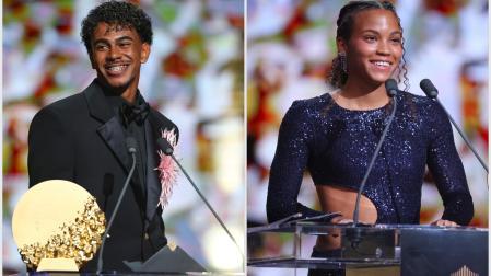 Lamine Yamal y Vicky López, ambos del F.C. Barcelona, han sido los ganadores del Trofeo Kopa al mejor Sub-21 en la gala del Balón de Oro 2026