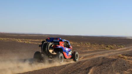 El buggy de Marino Zulet por las dunas de Marruecos