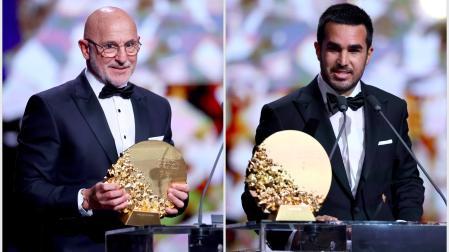 El seleccionador español, Luis de la Fuente, y el técnico del F.C.Barcelona femenino, Pere Romeu, han sido los ganadores del Trofeo Johan Cruyff a los mejores entrenadores en la gala del Balón de Oro 2026