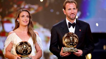 Alexia Putellas y Harry Kane