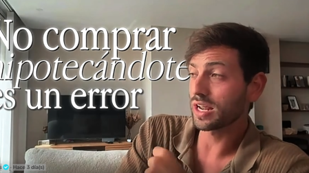 Andrés Millán, abogado y economista, en su vídeo de TikTok