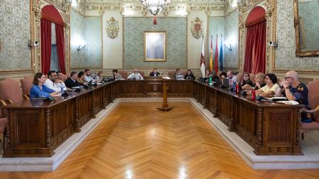 Pleno en el Ayuntamiento de Tudela este lunes 26 de octubre