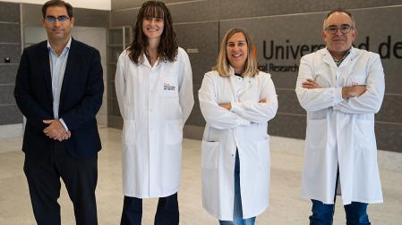 Francisco Javier Planes, Naroa Barrena, Edurne San José-Enériz y Xabi Agirre, coordinadores del estudio
