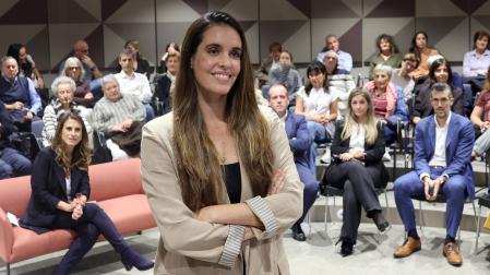Ona Carbonell, doble medallista olímpica, en el acto de CaixaBank
