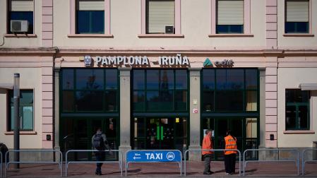 Estación de tren de Pamplona este miércoles 28 de octubre