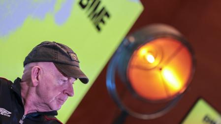 Alan McGee, durante su intervención en la segunda jornada de BIME, el congreso de la industria musical que se celebra en Bilbao