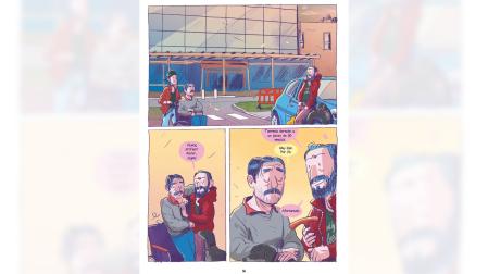 Algunas de las viñestas del cómic 'Maravilloso', de Cookie Kalkair