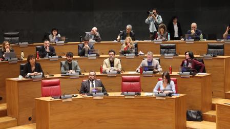 Parlamento foral este jueves 29 de octubre