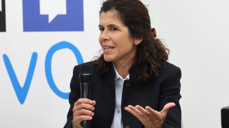 Sara Velázquez, presidenta de la delegación navarra del COAVN