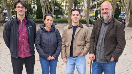 De izquierda a derecha: Telmo Ibarburu, Iratxe Pérez, Kike Unzu y Pablo Iraburu.
