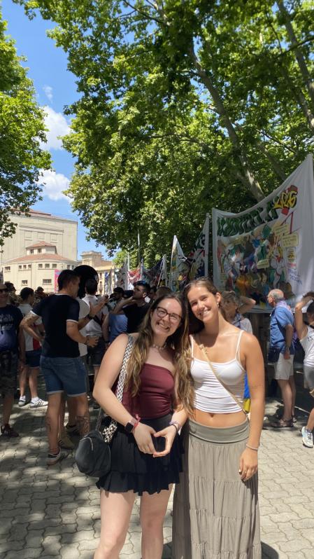 Chicas día de las peñas