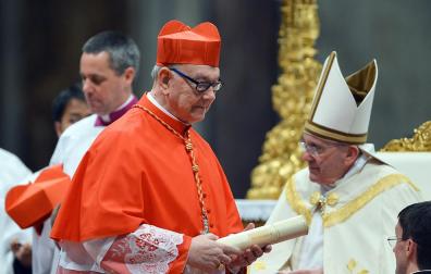 Fernando Sebasti&aacute;n es nombrado cardenal por el papa Francisco