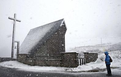 El Pirineo y el centro de Navarra, en alerta hoy por nieve a 500 metros