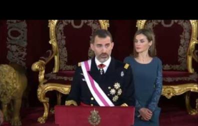 Felipe VI se estrena en la Pascua Militar