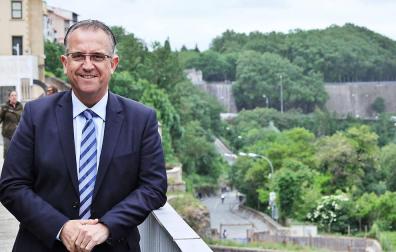 Enrique Maya, candidato de UPN a la Alcaldía de Pamplona.
