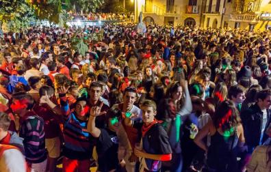 La música de peñas y txoznas, de las 4 a las 6 de la madrugada
