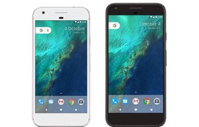 Los nuevos modelos Pixel y Pixel XL de Google.
