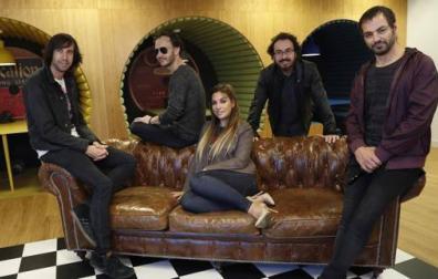 Los integrantes de La Oreja de Van Gogh.