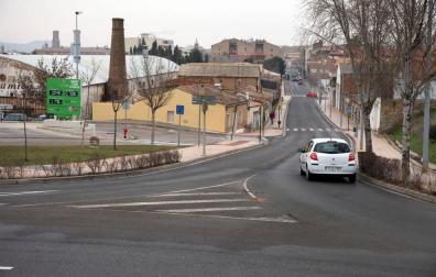 Pelea entre dos jóvenes en la Carretera de Alfaro de Tudela