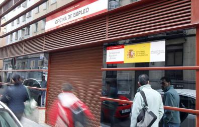 Una Oficina de Empleo de Madrid.