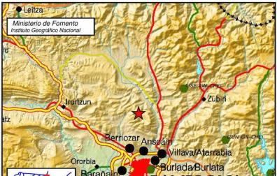 Pamplona y la Comarca despierta por un temblor de 4 grados